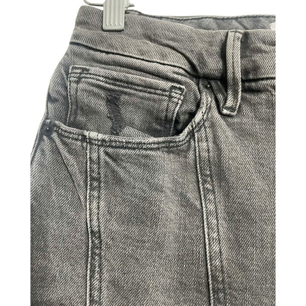 Good American Size 10 30 Jeans Distressed Denim - Picture 3 of 10